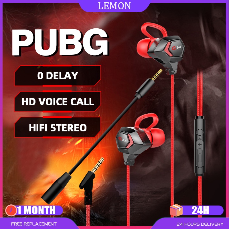 Pubg 0 delay Gaming Earphone Double Stereo Headphone Gaming Headset In
