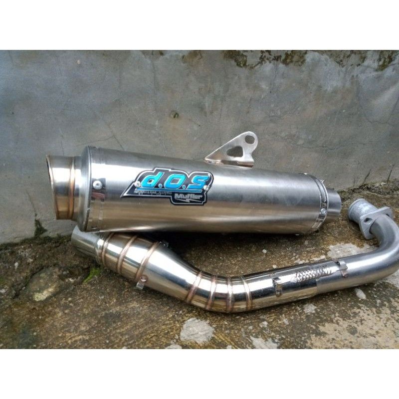 Muffler DOS RACING Exhaust For NMAX AEROX PCX | Shopee Philippines