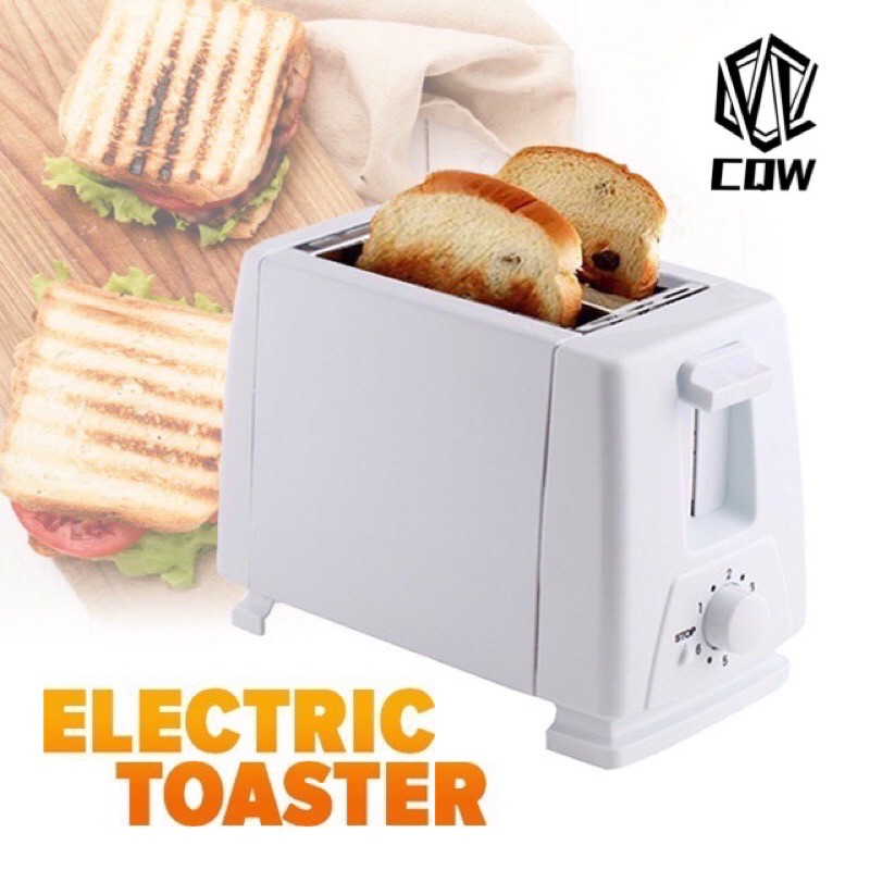 CQW 2 Slice Toaster 750W Electronic Auto Popup Toaster with Defrost