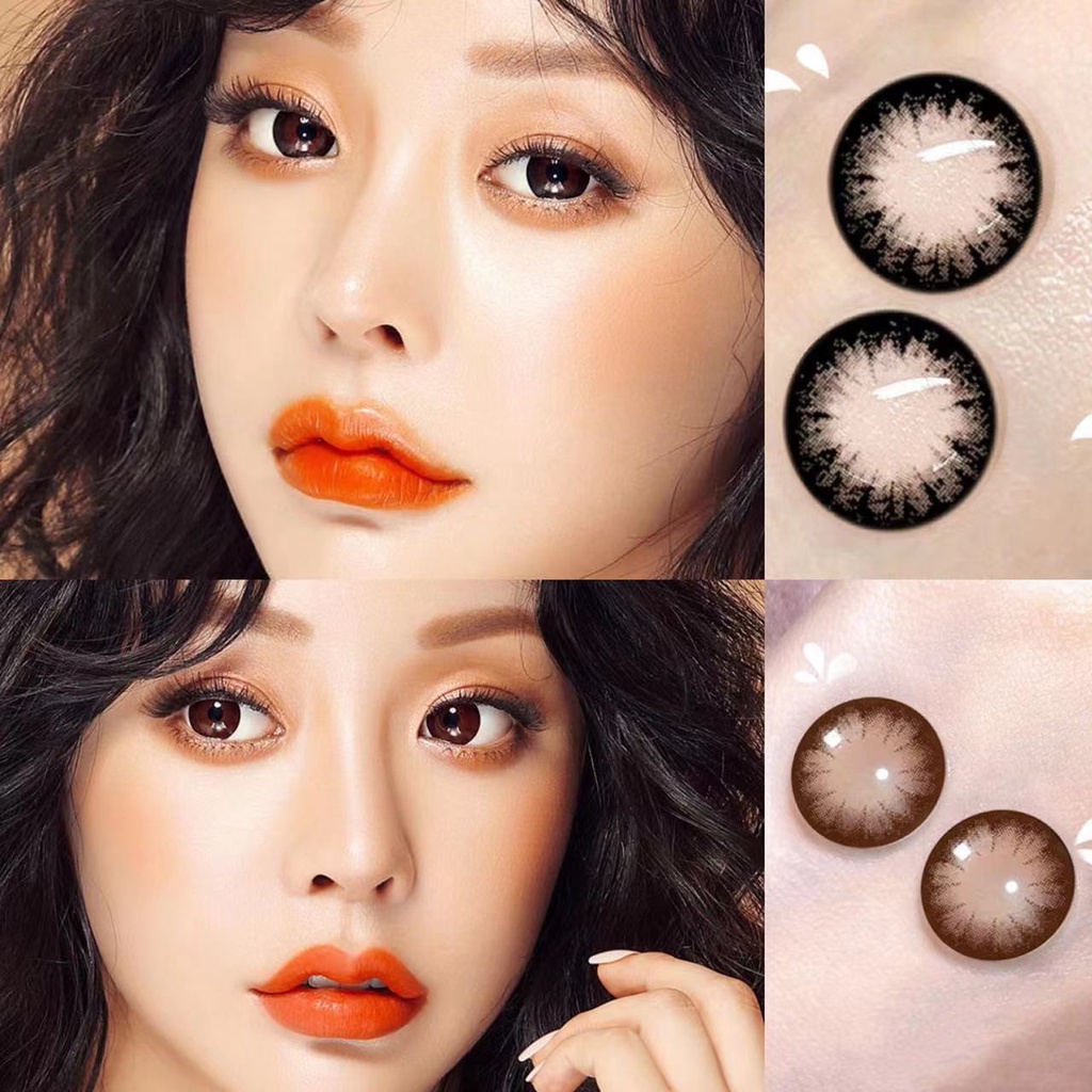 1 Pair Contact Colored Lenses Big Eyes Series Multicolor Lens Soft