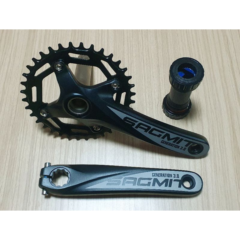 Sagmit hollowtech crankset with BB 1x for mtb Shopee Philippines