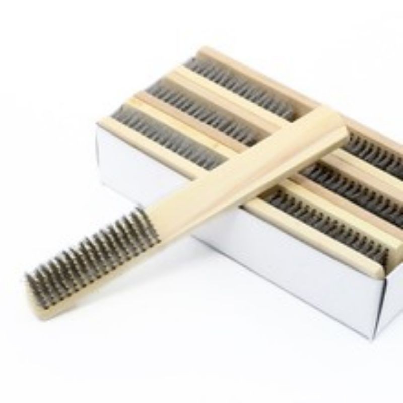 WOODEN HANDLE COPPER WIRE BRUSH Shopee Philippines