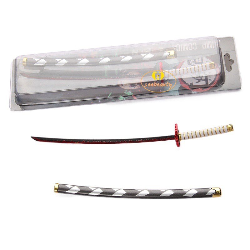 Shopee Top10 Kyojuro Rengoku Cosplay Props 255mm Nichirin Katana Anime Demon Slayer Sword Model Kime Shopee Philippines