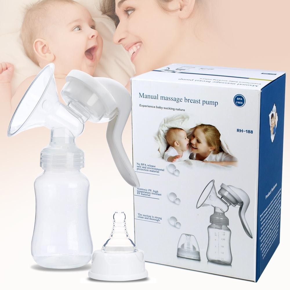 HealthClub Manual Massage Breast Pump Painless and Mute Breast Pump 
