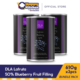 DLA Lafruta 50% Blueberry Filling 610g Set of 3