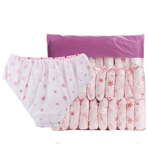 Cnuts Health 30PACK Disposable Underpants. Soft Non Woven Paper Brief