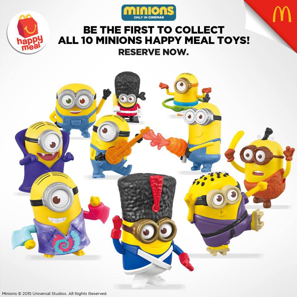 Mcdo Happy Meal Minions Shopee Philippines