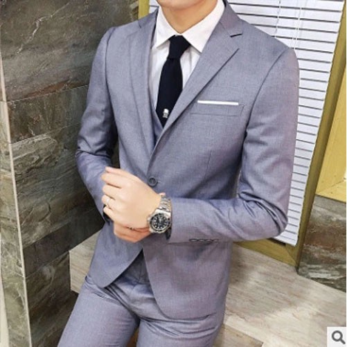 3 piece casual suit