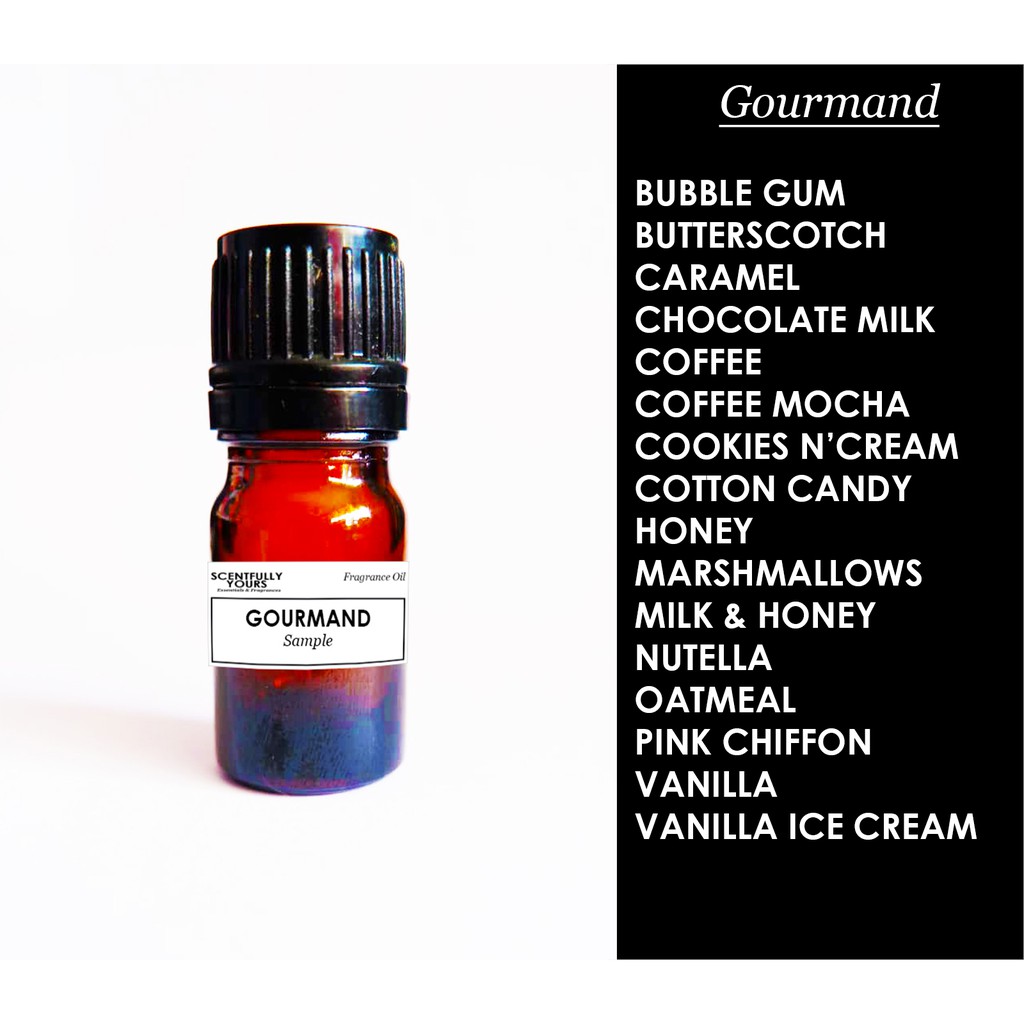 GOURMAND FRAGRANCE OIL 5ml Sample Shopee Philippines