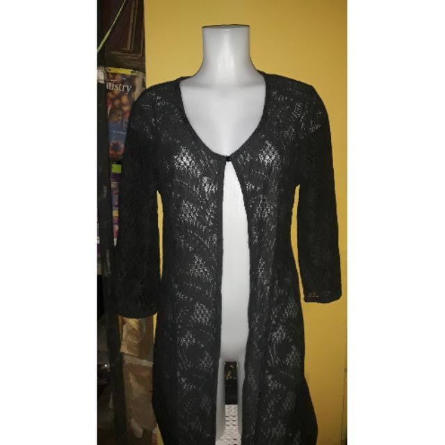 see through cardigan