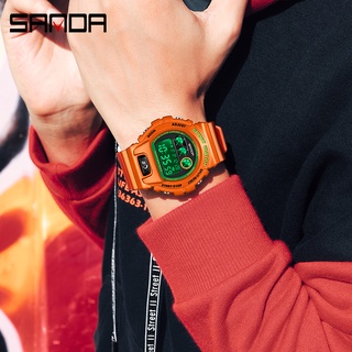 Sanda Men Fashion Digital Sports Watch Waterproof LED Chrono Alarm Clock #3