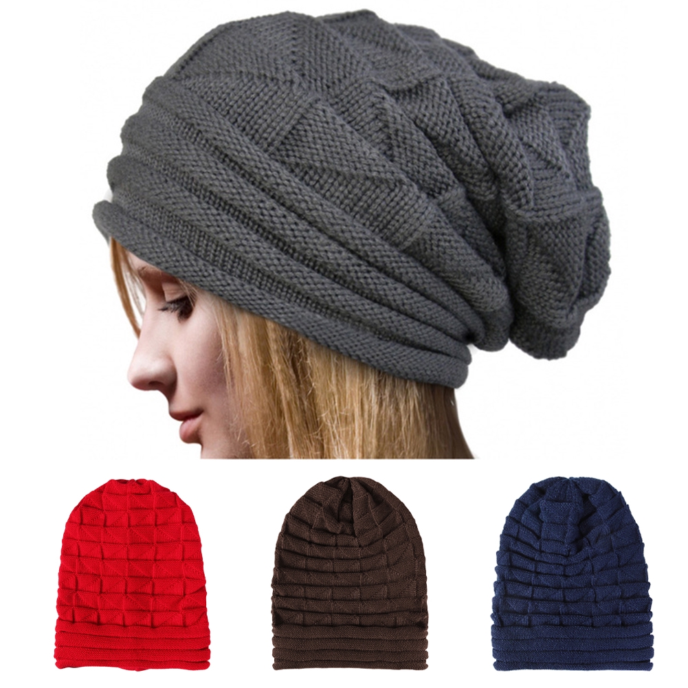 oversized knit beanie hats