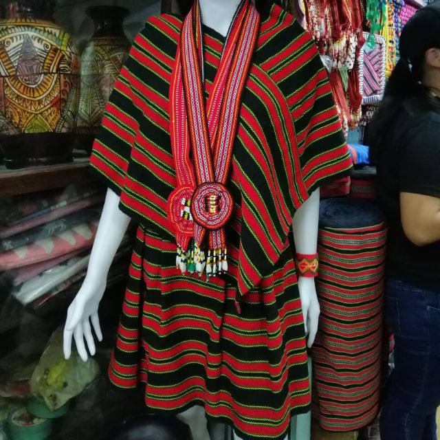 Igorot costume poncho and wrap around skirt | Shopee Philippines