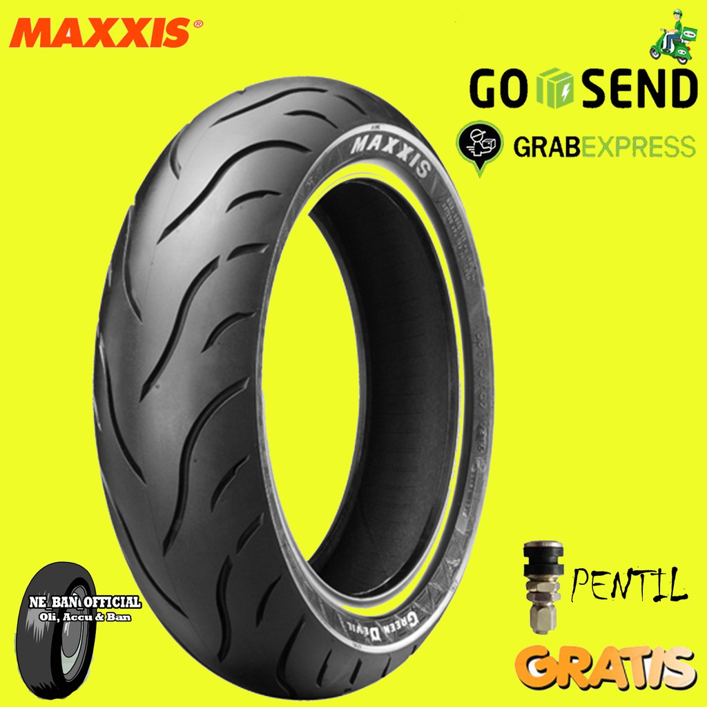 Matic Vario Beat Mio Maxxis Ma G1 Green Devil 100 80 Ring 14 Tubeless Motorcycle Tires Shopee Philippines