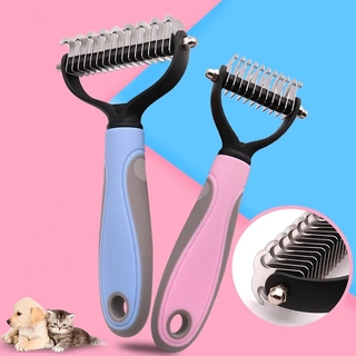 Pet Open Knot Comb, Stainless Steel Grooming Tool For Dogs And Cats * Dog Cat Comb Brush Modification Rake Hair Removal