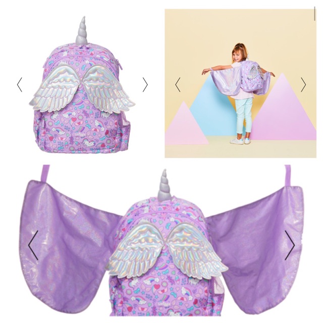 smiggle bag with wings