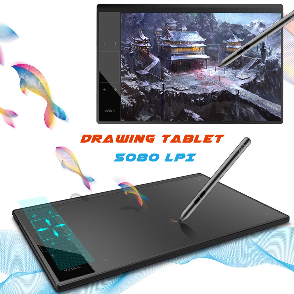 Veikk 10 6 Inch A30 8192 Levels Digital Drawing Tablet Shopee Philippines