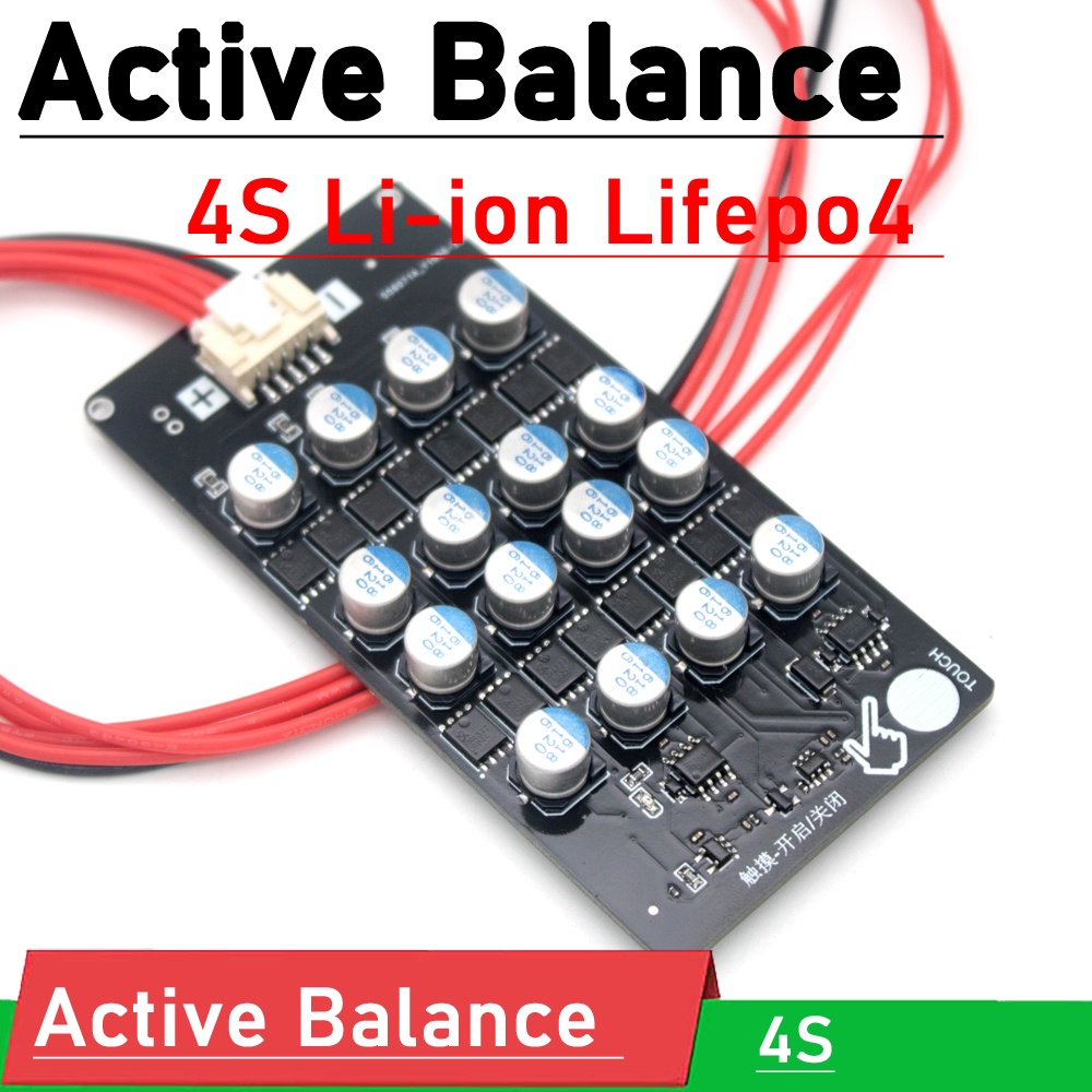 4S 5A Lithium Battery Active Balance Board Capacitive batteries Energy