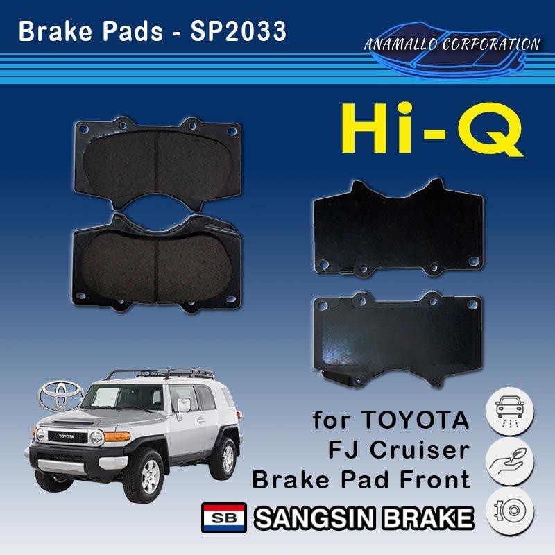 toyota fj cruiser brake pads