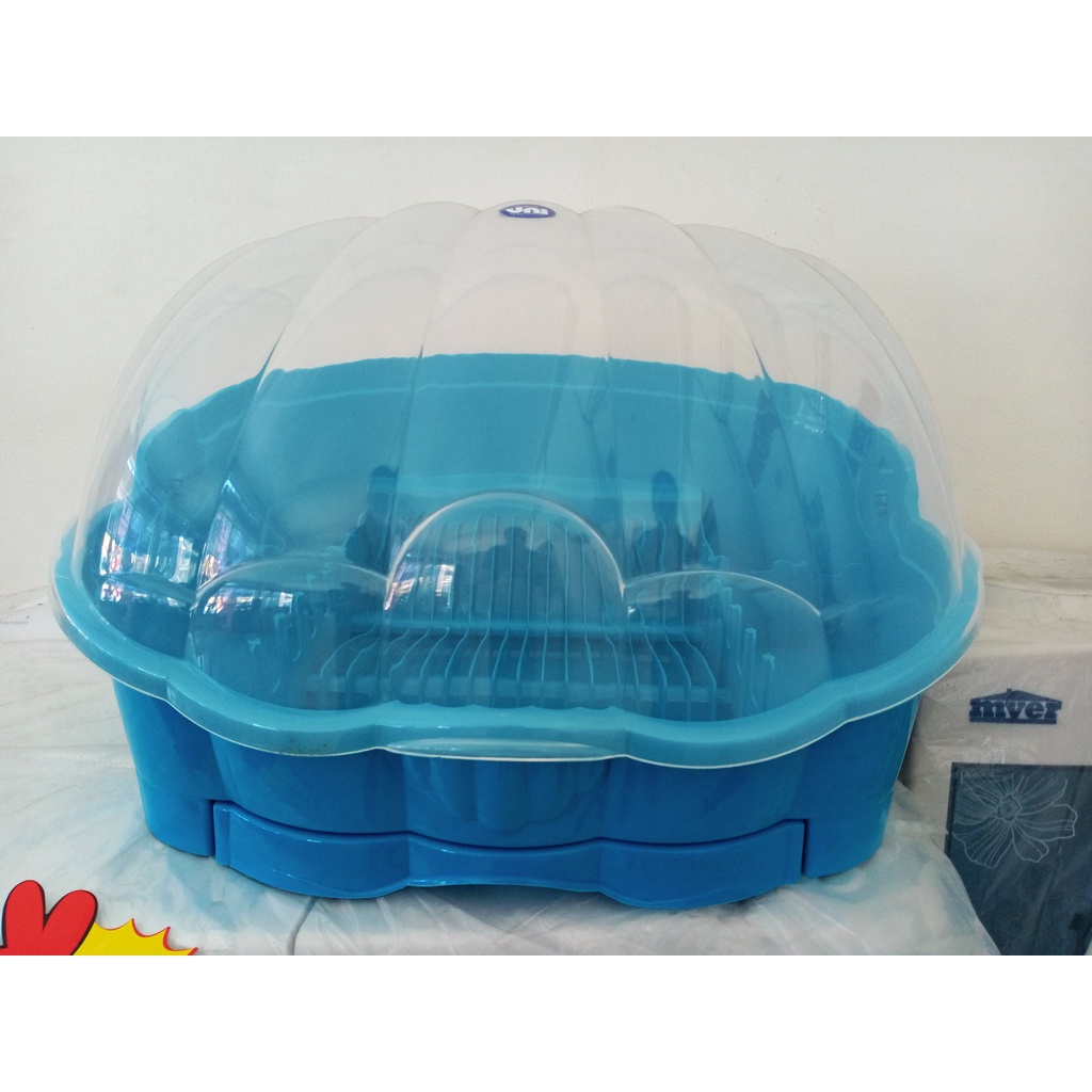 Cute Clam Shell Design Dish Drainer Patuyuan ng Plato (Ships from