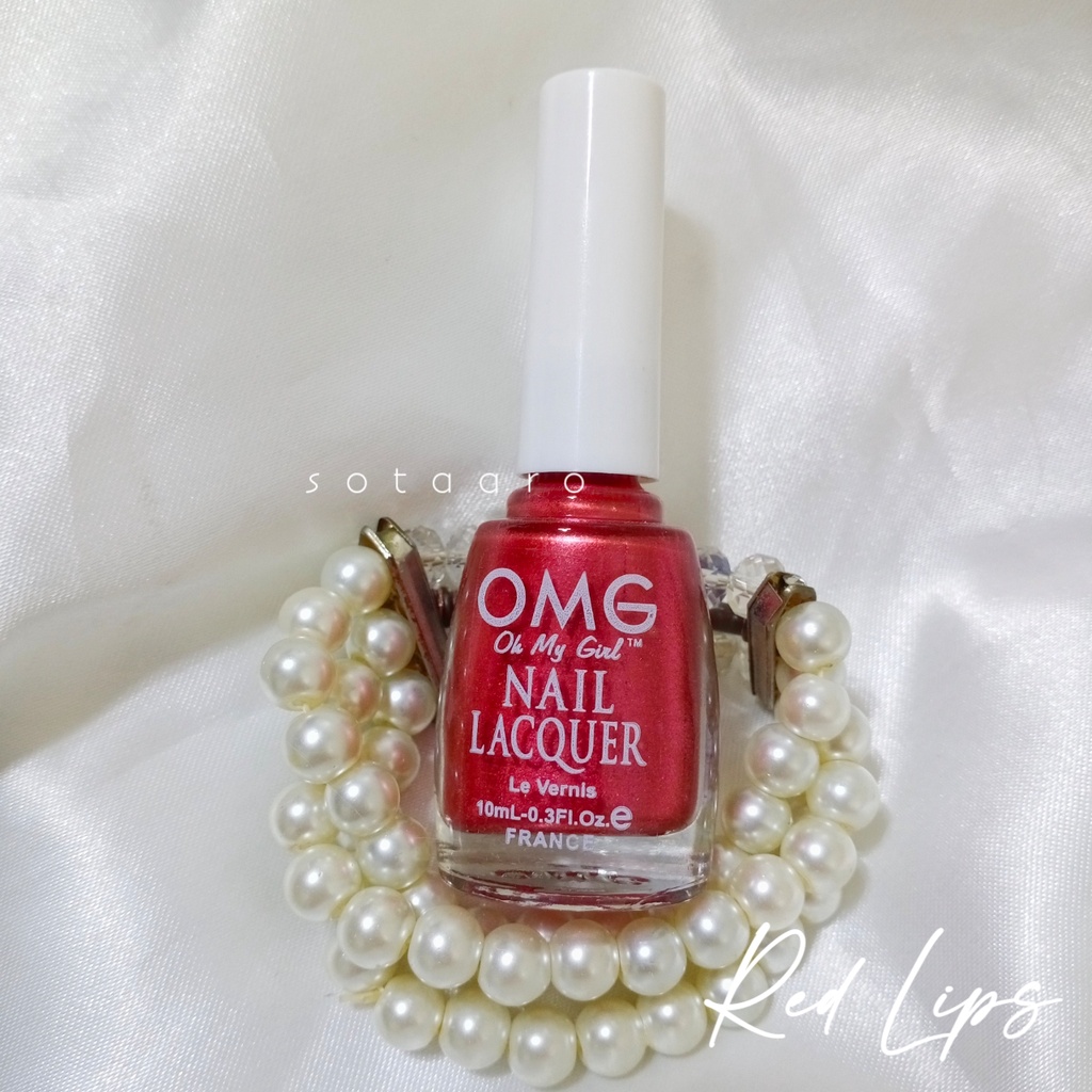 Red Lips OMG Nail Polish Nail Lacquer Collection by Sotaaro Shopee