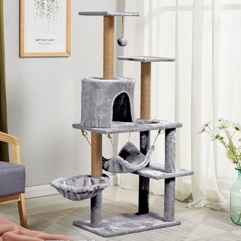 Big Tall Luxury Cat Climbing Tree Cat Tree Cat Condo Shopee Philippines
