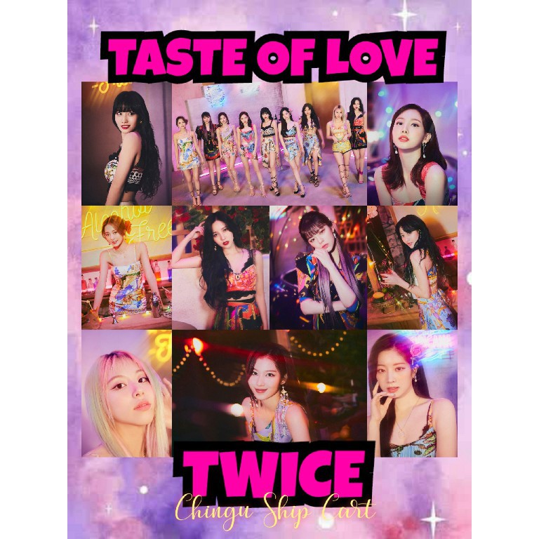 Twice Taste Of Love Teaser Photos 2 Photo Poster A5 Sintra Board Shopee Philippines