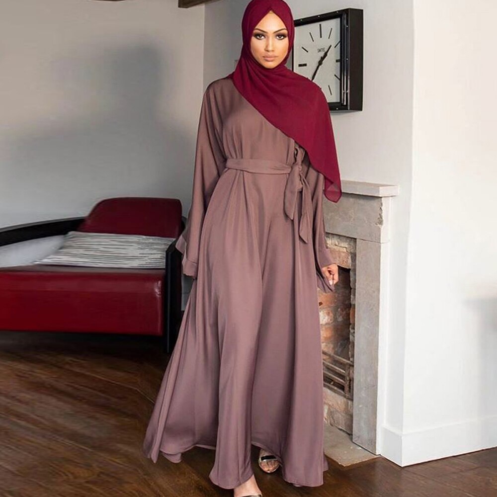 African Moroccan Kaftan Dubai Abaya Turkey Caftan Muslim Women Hijab Dress Arab Robe Eid Ramadan