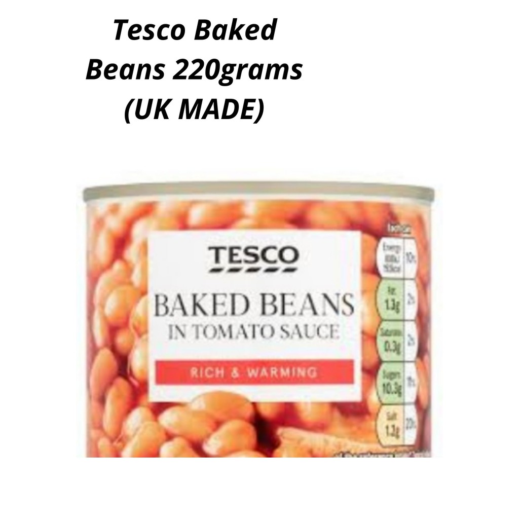 Tesco Baked Beans 220grams (UK MADE) Shopee Philippines