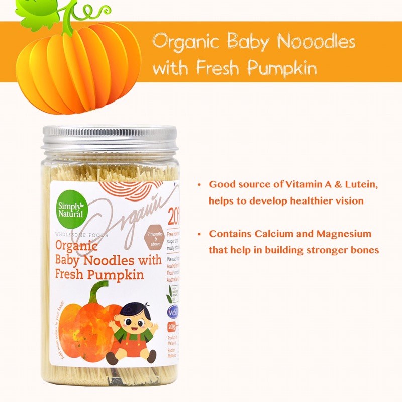 simply organic baby food