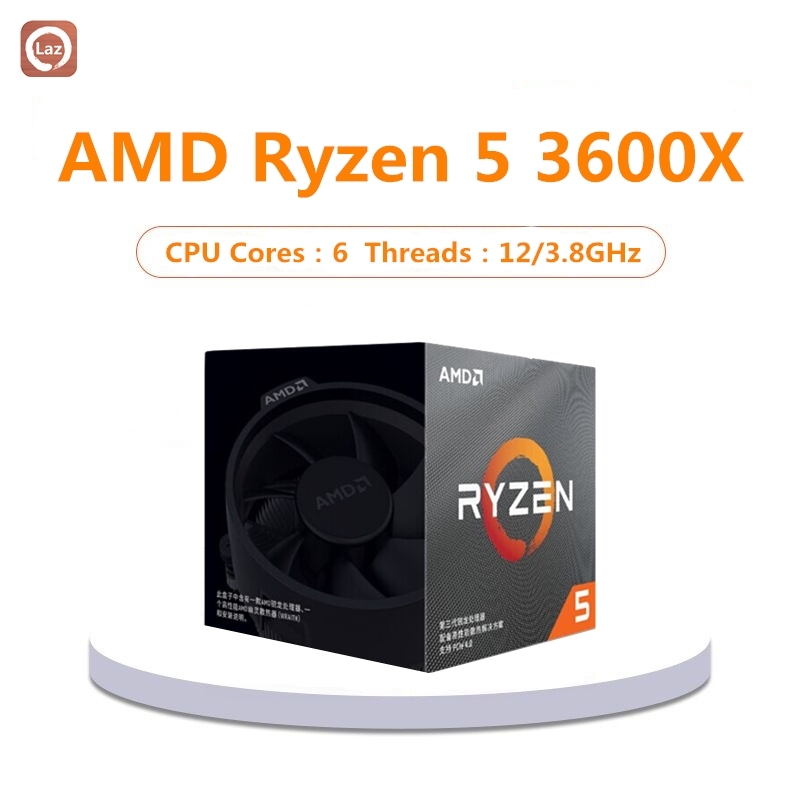 Amd Ryzen 5 3600x Three Year Warranty Shopee Philippines