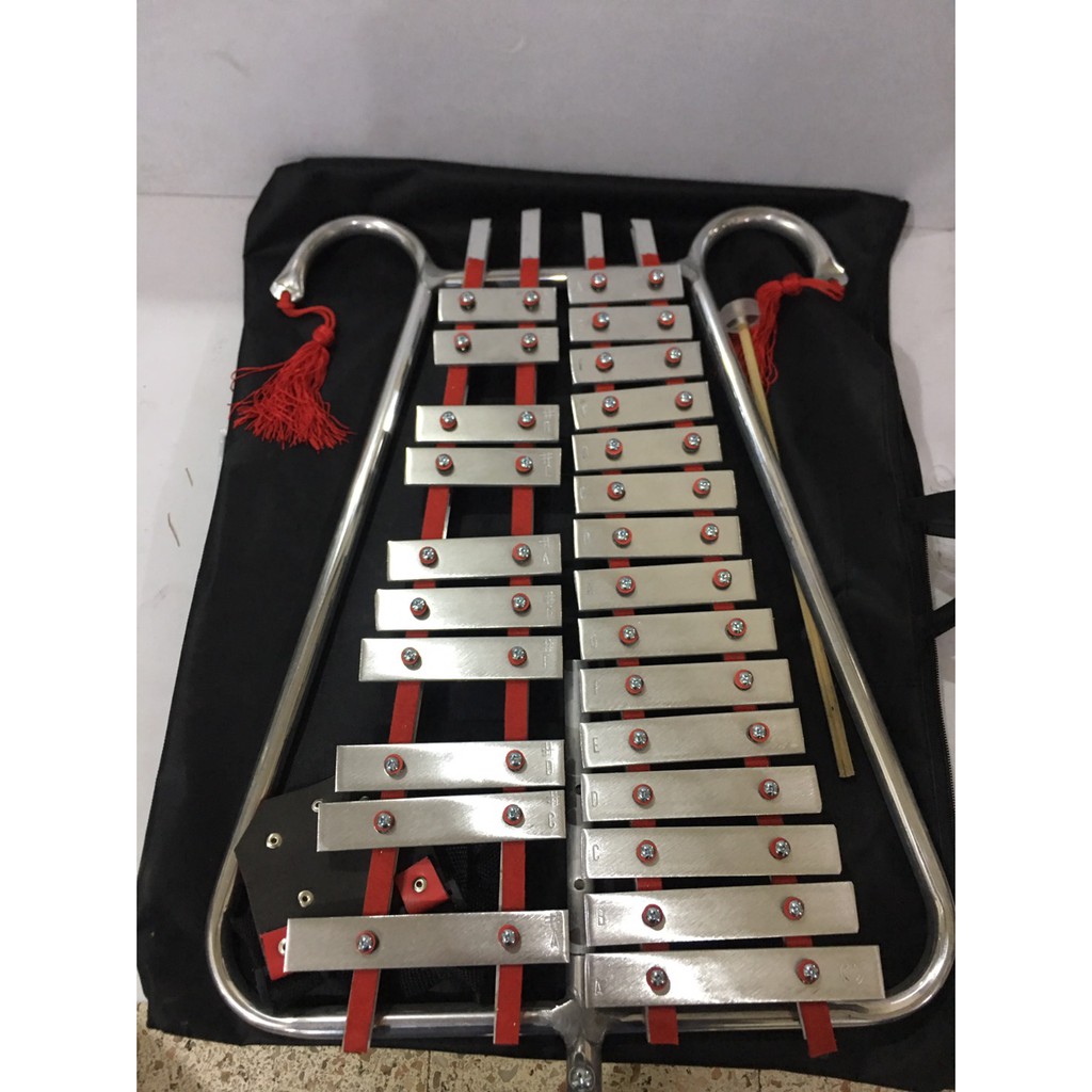 Lyre Xylophone Complete Set with Case, Beater and Sling Shopee