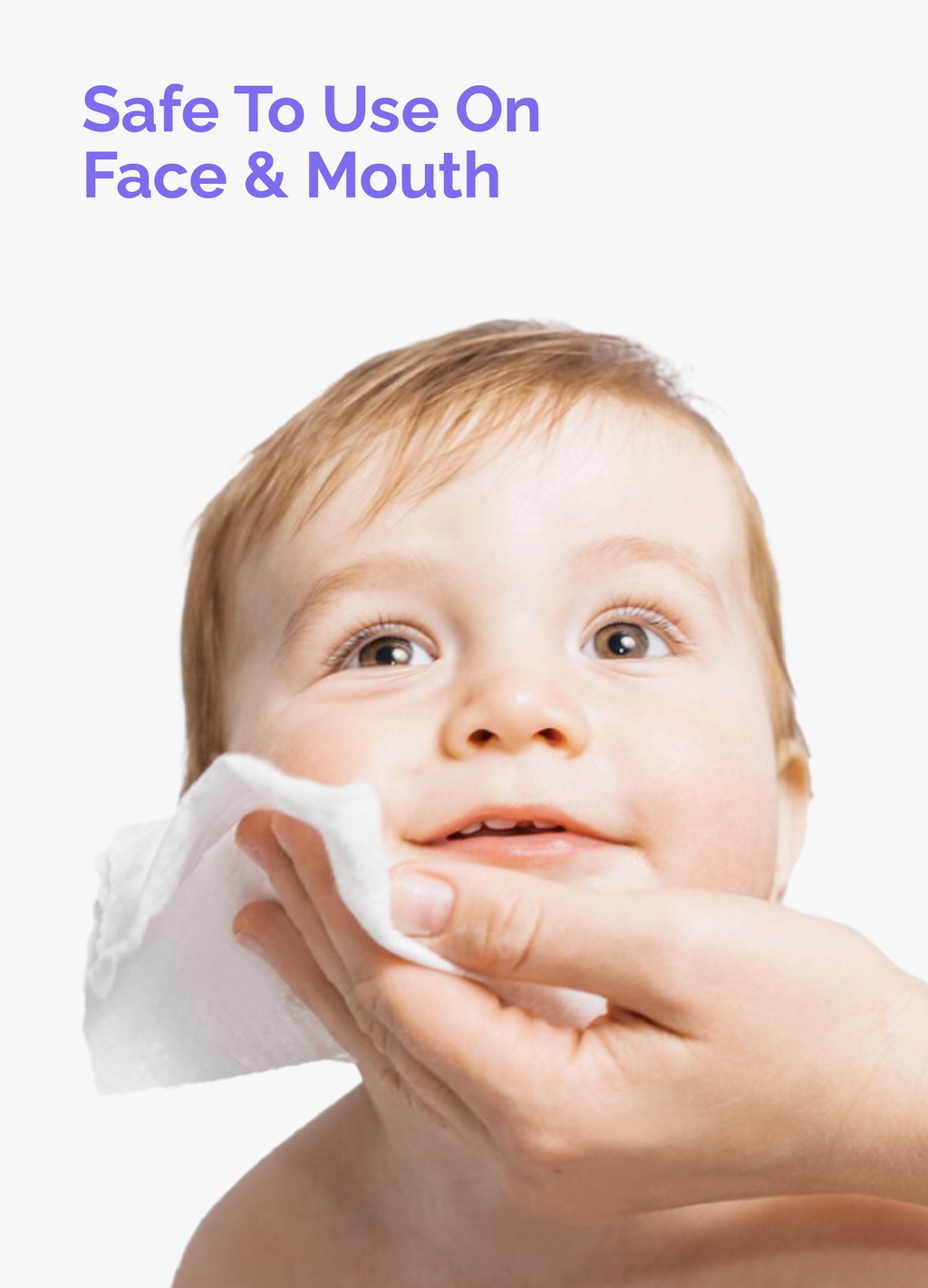 Hoppi Premium Soft & Thick Glacier Water Wipes /Baby Wipes/Wet Wipes/Wet Tissue (20 Wipes x 5