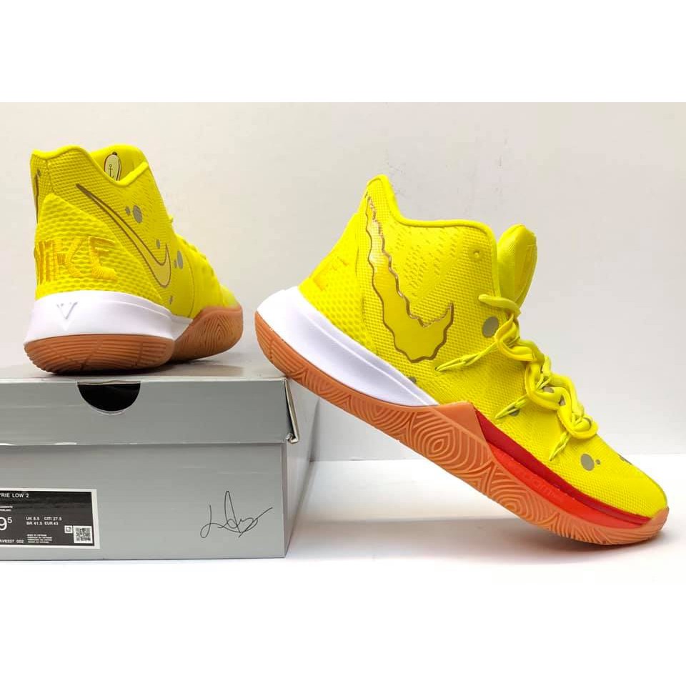 kyrie 5 spongebob socks