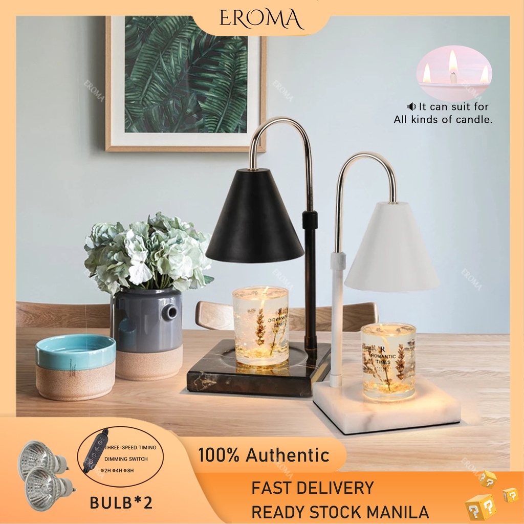 Candle Warmer Lamps Height Adjustable Night Lamp Marble base Candle