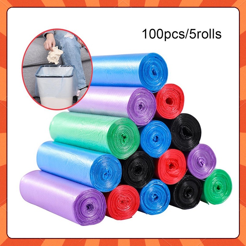 Colored feet Printed Pet Garbage Bags Clean Garbage Bags Dog Trash Poop