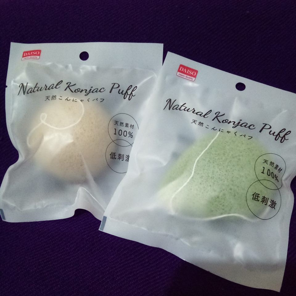 Daiso Natural Konjac Puff Shopee Philippines