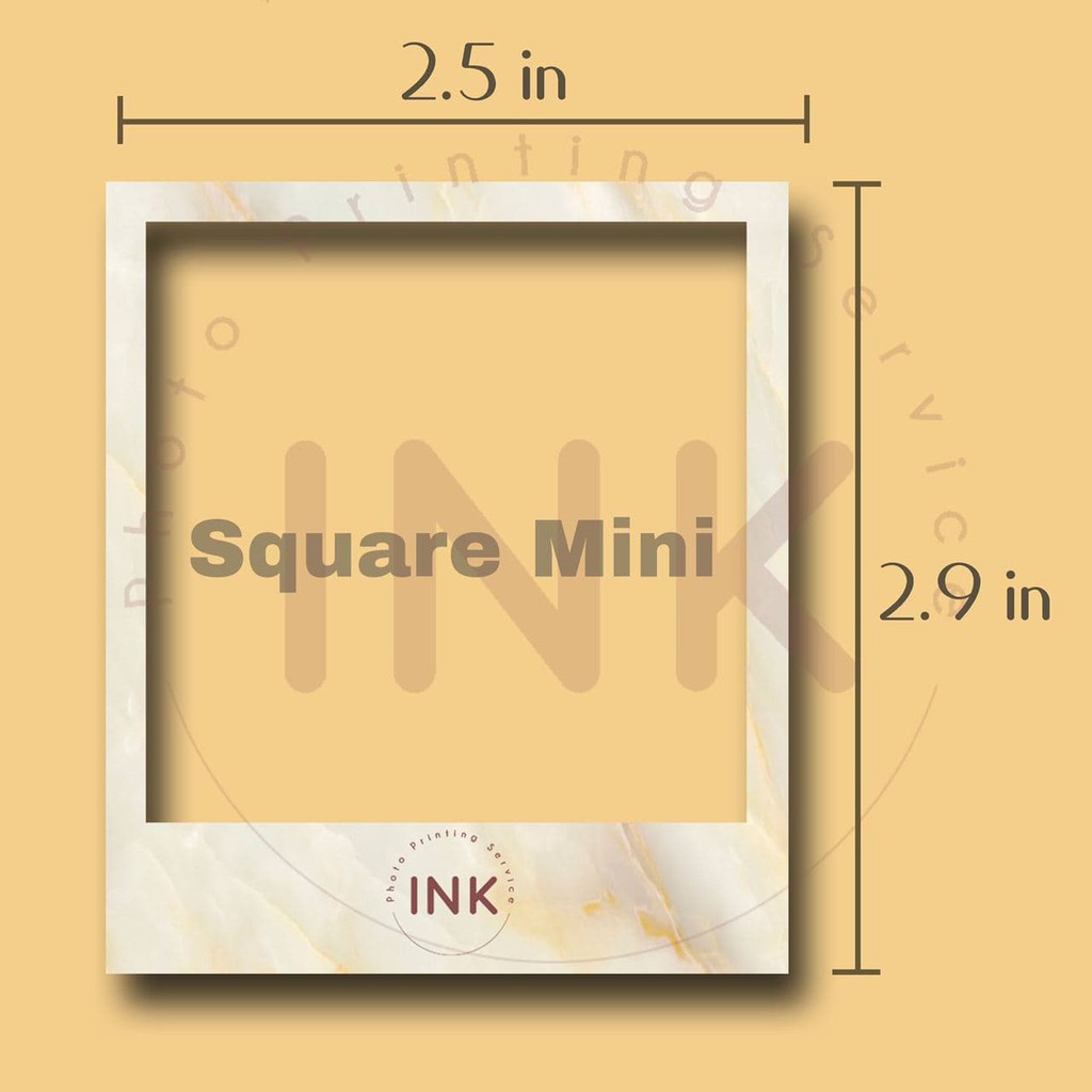 Ink Photo Prints Instax Inspired Prints (Per Piece - Polaroid Size & Square Size)