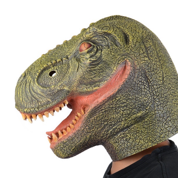 Realistic T-rex Dinosaur Mask Jurassic World Cosplay Mask Adults Animal ...