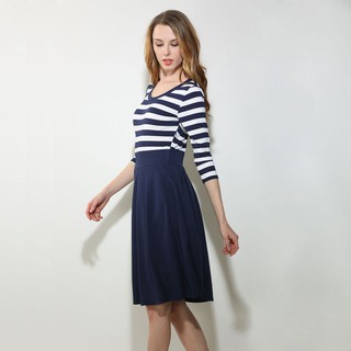 casual swing dress with sleeves