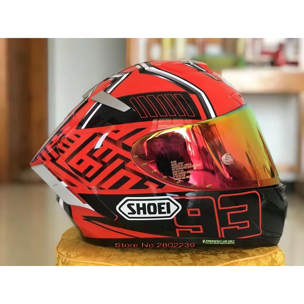 Shoei X14 Helmet X Fourteen Marquez Red Ants Helmet Full Face Racing Motorcycle Professional Helmet Shopee Philippines
