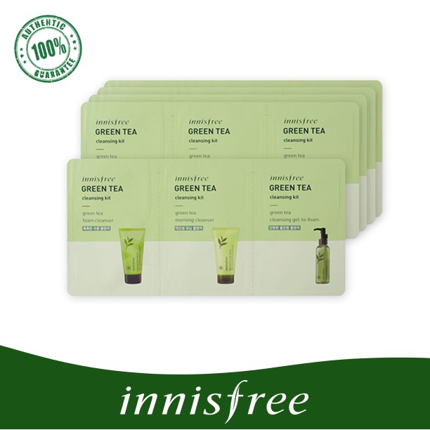 innisfree green tea cleansing kit