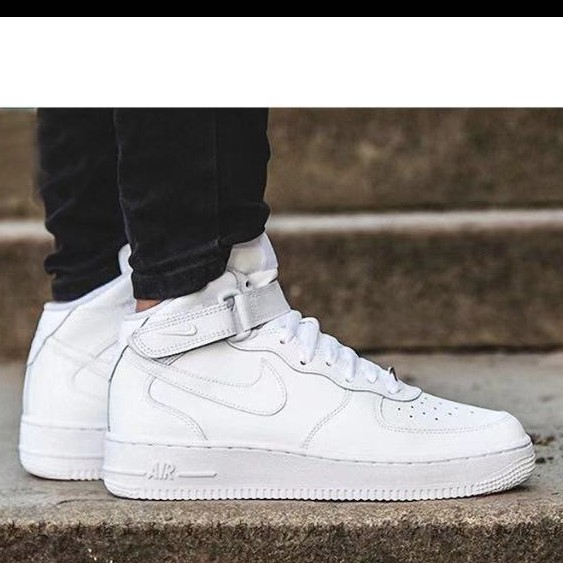 nike air force one high tops white