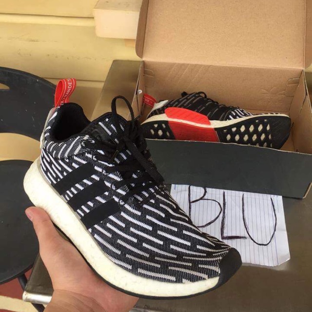 Adidas NMD R2 White Core Red 'two Toned' for sale onlin.