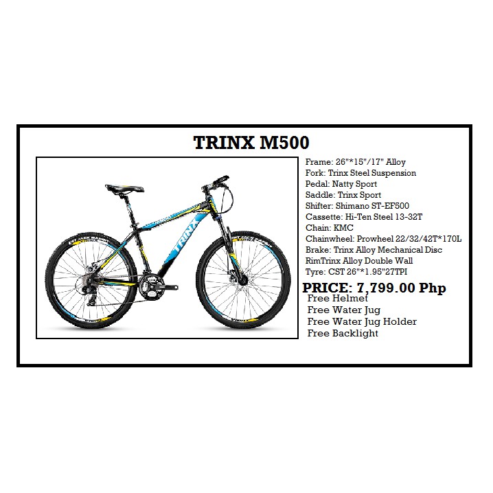 trinx m500 quest 29er