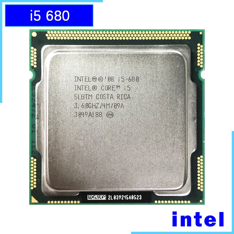 Intel Core I5 650 I5 660 I5 670 I5 680 Dual Core 3 6 Ghz Cpu Processor 4m 73w Lga 1156 Shopee Philippines