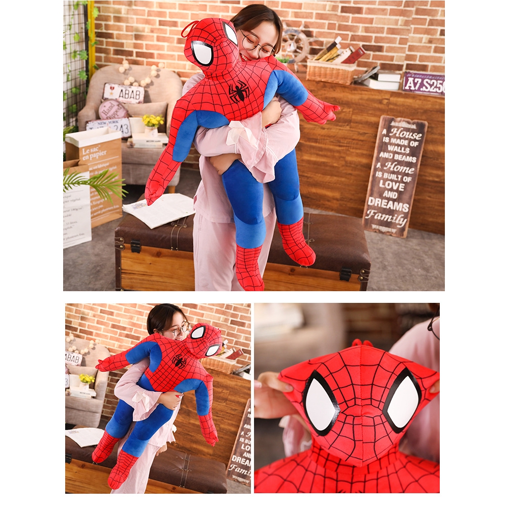 large spiderman plush toy