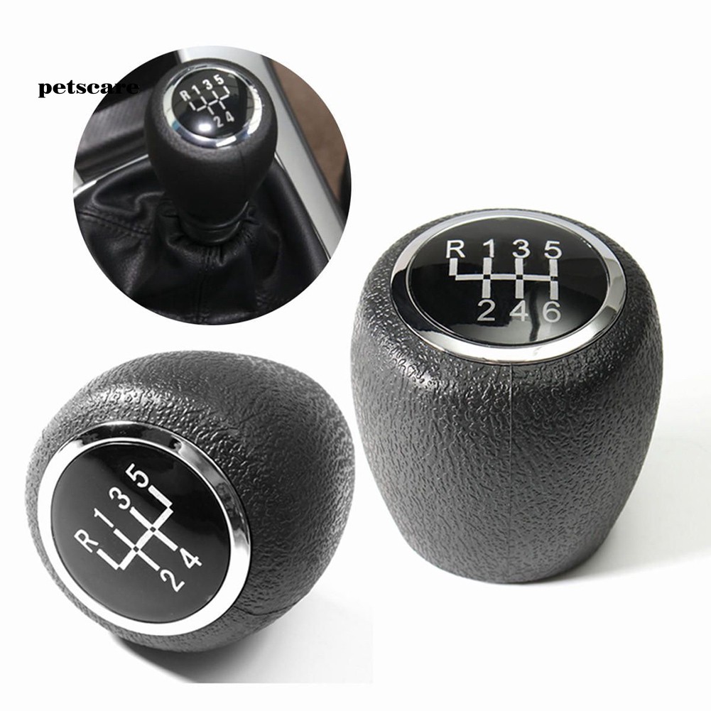 Ptcr _Car Vehicle 5/6 Speed Manual Gear Shifter Knob Shift Lever for ...