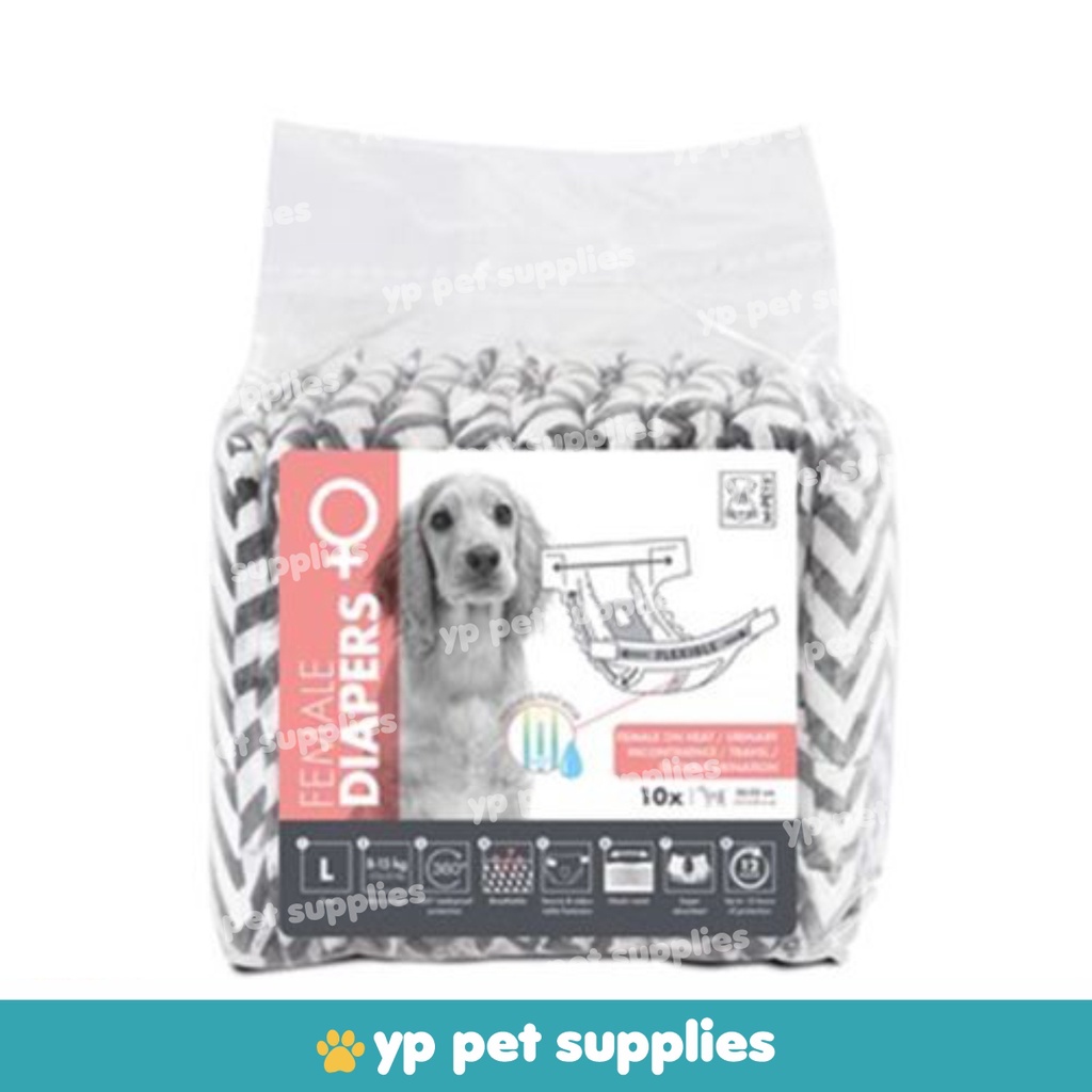 M-pets Female Dog Diapers Female Pets Diapers For Dog Puppy Diapers L 