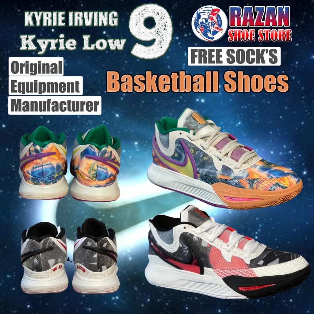 KYRIE 9 "Kyrie Irving" Basketball Shoes / With Free Socks Shopee